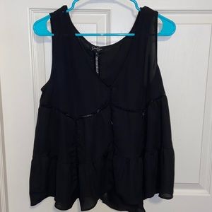 Black Sheer Tank